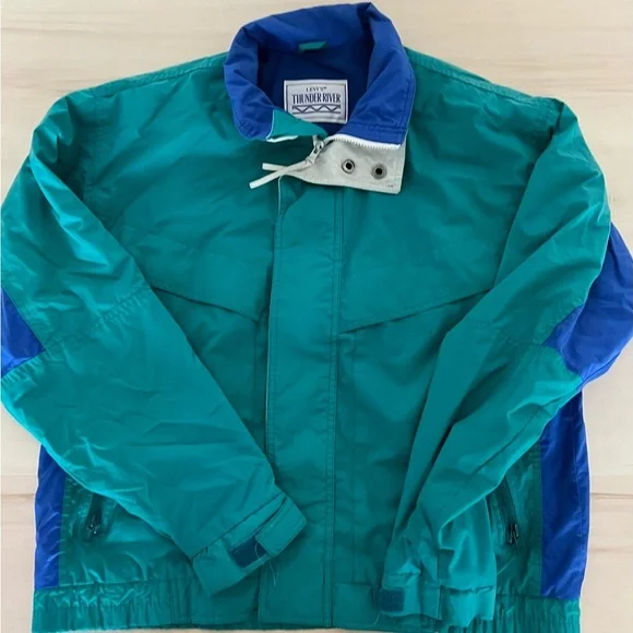 Timber River Green and Blue Jacket - Picture 1 of 9